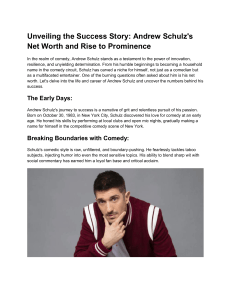 Unveiling the Success Story: Andrew Schulz's Net Worth and Rise to Prominence
