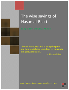 The Wise Sayings of Hasan al-Basri (Iftikhar Ahmed) (Z-Library)
