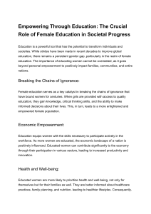 female education paragraph (1)