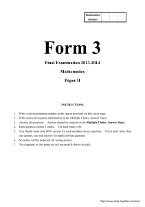 LaSalleCollege-F3-Maths-Final-Exam-Paper-2-2013-14