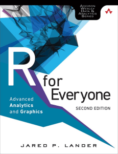 R for everyone advanced analytics and graphics by Lander Jared 