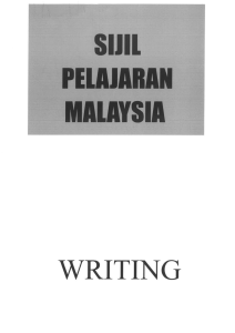 2 WRITING BOOKLET