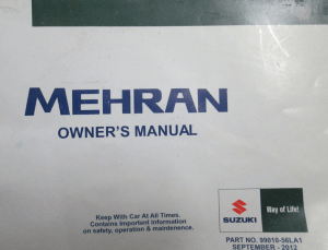 Suzuki-Mehran-Manual