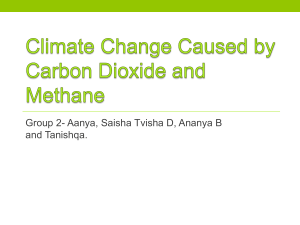 Climate Change Caused by Carbon Dioxide and Methane