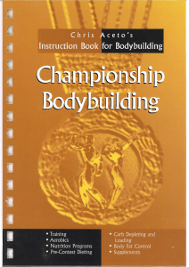 Chris Aceto - Championship Bodybuilding  Chris Aceto's Instruction Book For Bodybuilding-Nutramedia (2001)