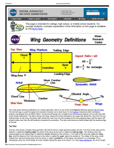 airfoil geometry