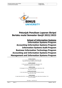 PETUNJUK SKRIPSI GANJIL 2022-2023 - School of Information System