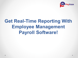 Get Real-Time Reporting With Employee Payroll Management Software