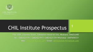 2024 CHIL Institute Training Prospectus