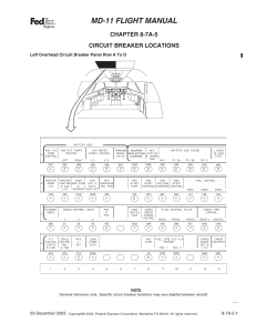 MD-11 circuit breakers