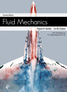 Fluid Mechanics 4E Kundu and Cohen