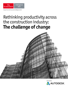 Rethinking productivity across the construction industry - The challenge of change