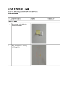 LIST REPAIR UNIT - CA-27-10 (15 JUNE)