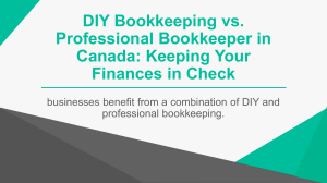 DIY Bookkeeping vs