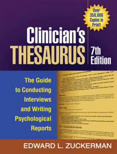 Clinicians Thesaurus 7th Edition The Gui