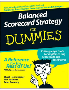 Balanced Scorecard Strategy for Dummies