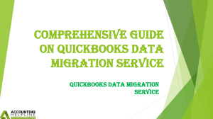 Comprehensive Guide on QuickBooks Data Migration Service
