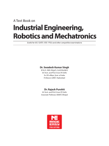 9789351472421 A Text Book on Industrial Engg. , Mechatronics & Robotics 2024 Reprint