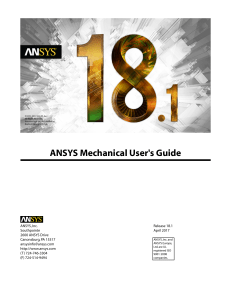 ANSYS Mechanical Users Guide