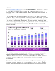  Corrugated Board Market Adapts to Sustainability Concerns