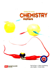 Gce O Level Chemistry Matters by Tan Yin Toon