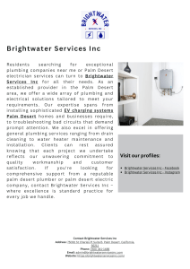 Brightwater Services Inc