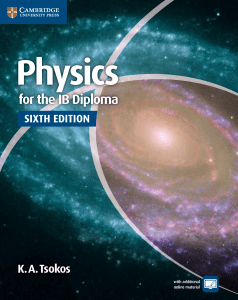 Physics - K.A. Tsokos - Sixth Edition - Cambridge 2014