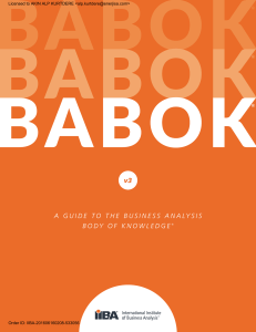 BABOK Guide v3