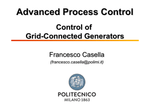 Control of Grid-Connected Generators