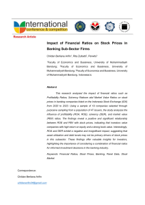 Financial Ratios Impact on Stock Prices in Banking