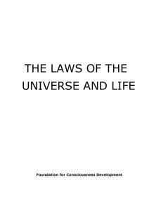 01. The Laws of the Universe and Life Author Fundación para el Desarrollo de la Consciencia