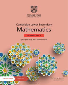 Cambridge Lower Secondary Mathematics 2ed 9 Workbook