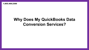 Easy way to Fix QuickBooks Data Conversion Services issue