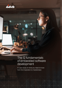 The 12 fundamentals of embedded software development