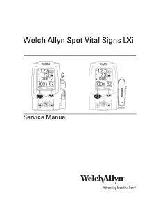 Spot Vital Signs LXi  Service Manual - 80017498LITPDF