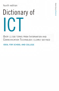 Dictionary of ICT  Information and Communication Technology (Dictionary) 4th Edition ( PDFDrive )