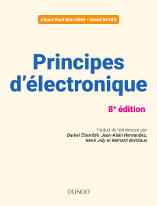 Principes d’électronique, 8ed (Malvino)