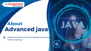 Advanced Java - Naresh IT