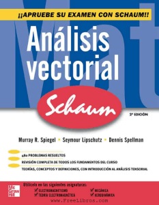 Analisis Vectorial 2da Edicion Schaum