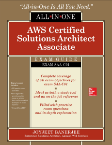 AWS Certified Solutions Architect Exam Guide
