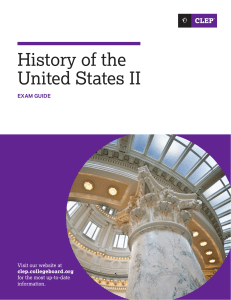 History of the US II GUIDE