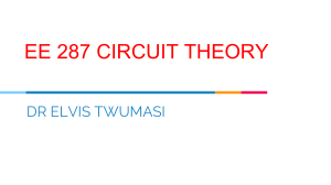 Chapter 1- EEE 287- Dr. Elvis Twumasi