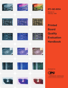 IPC-QE-605A.Printed board quality evaluation handbook.1999