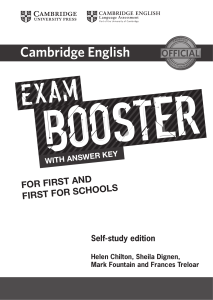 Exam Booster Cambridge English 