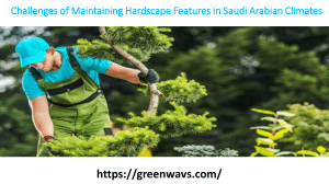 Challenges of Maintaining Hardscape Features in Saudi Arabian Climates