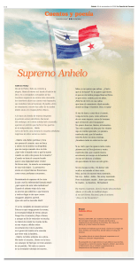 Supremo anhelo poesía Panameña
