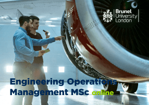 Engineering Operations Management Brunel University London