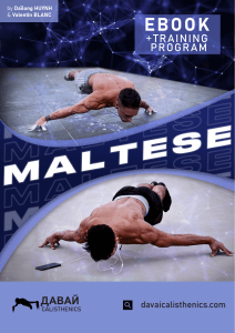 Maltese program calisthenics