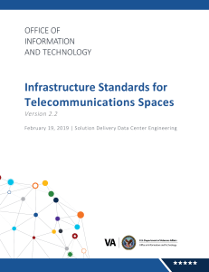 Amazon AWS Attachment 8a - Infrastructure Standards for Telecommunications