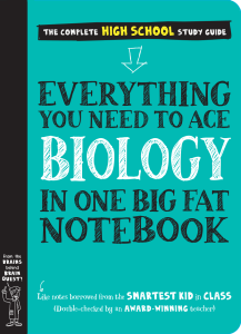 Week 1 - Everything You Need to Ace Biology